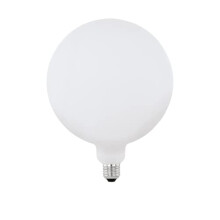 Eglo LED light bulb, extra-large opaque globe, 4.5 watts (equivalent to 40 watts), 470 lumen, warm white, G200, Edison, ? 8''