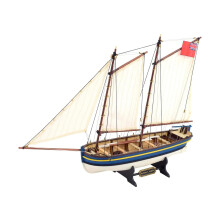 Artesania Latina ? Wooden Model Ship Kit - Captain's Longboat HMS Endeavour - Model 19005, Scale 1:50 - Scale Models for Assembling - Initiation Level