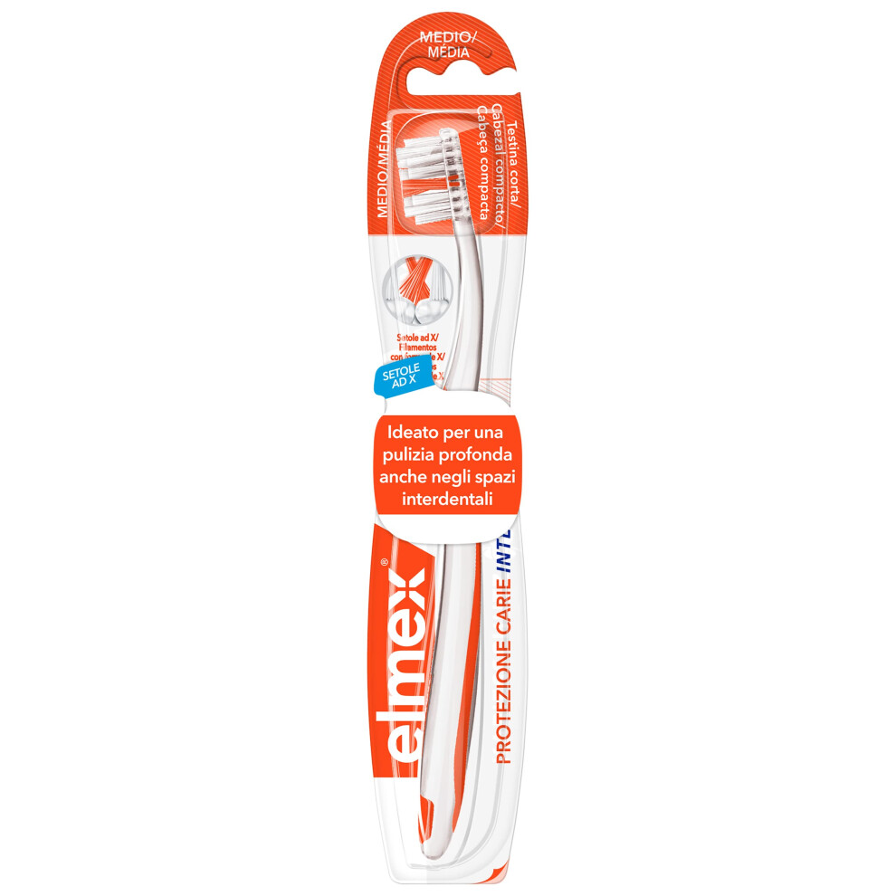 Elmex Carie Protection Toothbrush Inter X Deep Cleaning, Medium