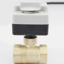 Brass 2 Way Electric Valve with Actuator DN20 Brass Body For HVAC Heating And Cooling Systems