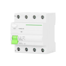 Residual Current Circuit Breaker 4Pole 30 mA Type A Electromagnetic 400V 6kA 6A