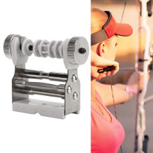 Bogensehne Faden Jig Silikon & Metall Weiß für Recurve- & Compoundbögen