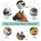 Muzzle for Dog Breathable Mesh Soft Adjustable AntiBark Muzzle for Training and Safety Licking Prevention 2