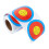 76mm Fluorescent Shooting Target Stickers 200Pack Adhesive Dots For Target Practice GlowInTheDark Range Accessories 1