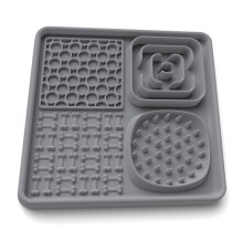 Modello: Dog Lick Mat in silicone, ventosa, taglia M, blu