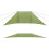 Compact Wind Blocker Type C Green With Support Rods For Camping Kitchen Setup 2