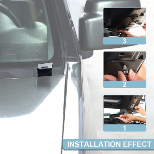 Car Engine Hood Work Light Mounting Bracket Holder for  Jimny 2007-2017 Exterior Accessories ,Left 1