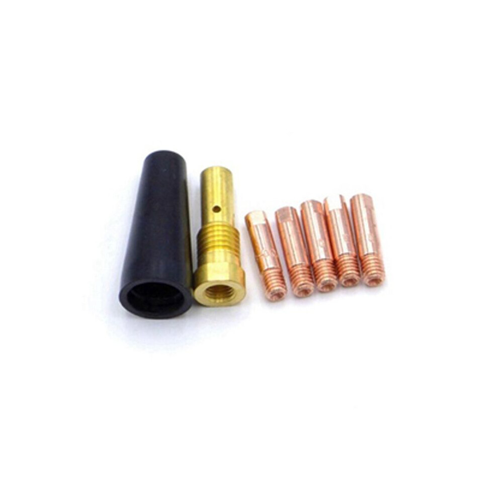 7Pcs/Set Gasless Nozzle Tips For Fc90 Flux-Cored Wire Feed 0.8Mm Fc90 Mig Welding Tools 4712535541304