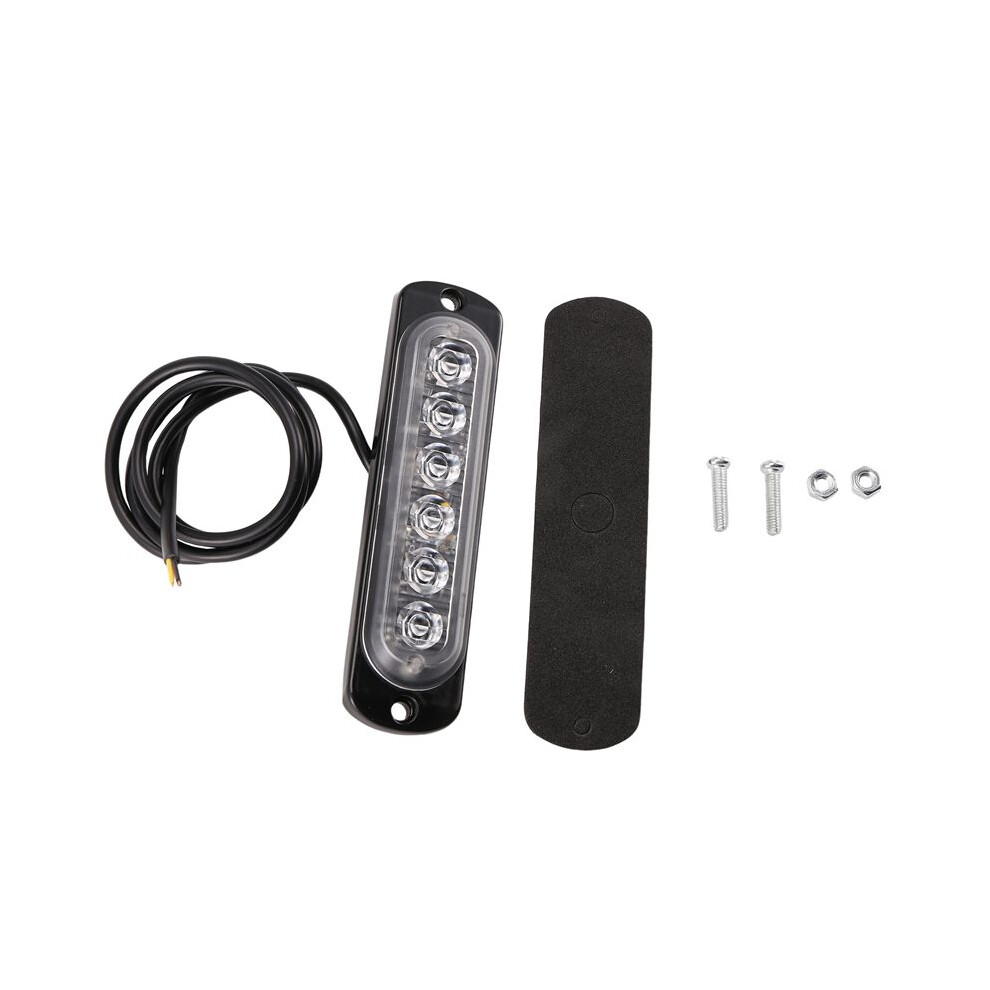 12V-24V 6Led Flash Emergency Car Vehicle Warning Strobe Flashing Light 6134228441063