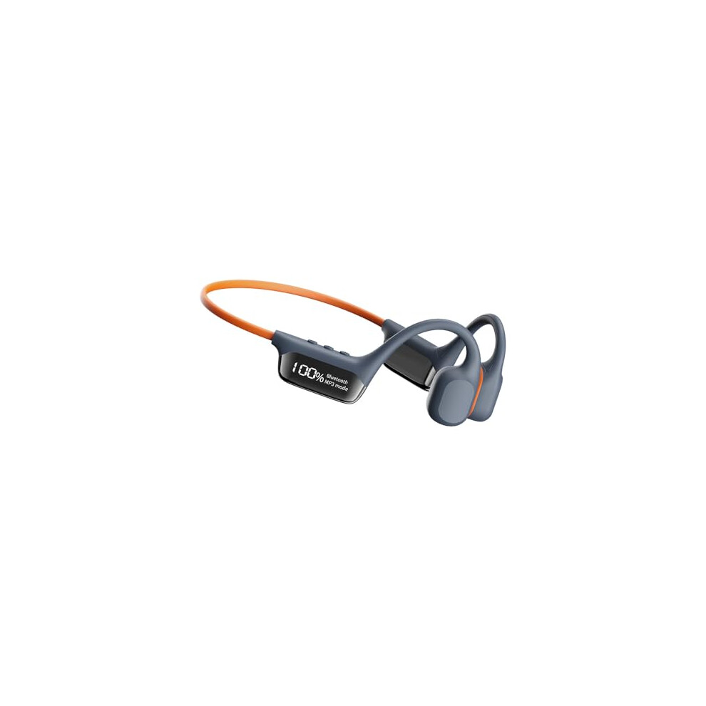 V2 Waterproof Bone Conduction Headphones For Swimming Blue 9382693267054