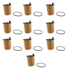 10Pcs/ Set Engine Oil Filters for C4 C-ELYSEE DS4 Nemo Xsara for Focus for 206 308 for Liana for Axela 1109AY