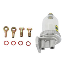 Ca141 Grob Filter Kraftstoff Wasser Abscheider Abscheider Becher mit NachrüSt Kraftstoff Filter mit 10-Mm Anschluss