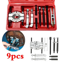 Conjunto de 9 Peças Ferramenta de Remoção de Rolamento de Caixa de Engrenagens Extrator Extrator de Rolamento Ferramenta de Montagem de Desmontagem