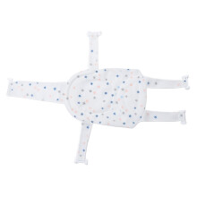 Assise de bain pour bébé en mesh, antidérapante, amovible, hamac de nursery blanc