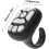Wireless Page Turner Scroll Ring Finger Remote for Phone Video Shutter Clicker Black Camping Compatible with iPhone Android 3