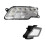 1Pair Front Bumper LED Daytime Running Light for  W212 E350 E550 E63 2010-2016 A2128200756 A2128200856 Fog Lamp 7