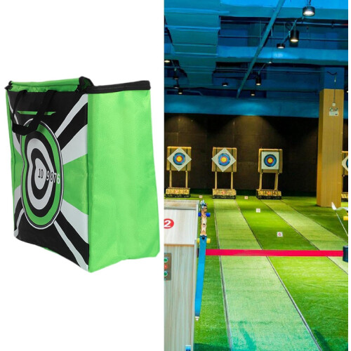 Archery Target Bag with Water Resistant Cover for Backyard Practice and Easy Face Replacement 1