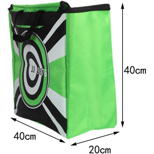 Archery Target Bag with Water Resistant Cover for Backyard Practice and Easy Face Replacement 2
