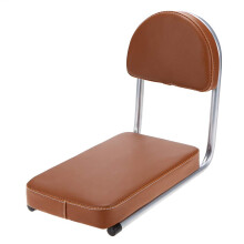 Bike Rear Seat For Kids Bicycle Child Carrier Rear Handrail Armrest Brown