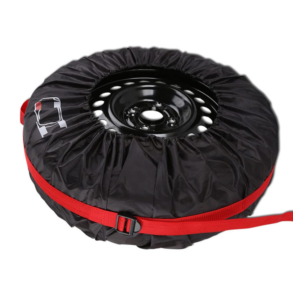 Car Tire Cover Waterproof Uv Protection Heavy Duty Wheel Storage Bag For Suv Truck Trailer 66Cm 80Cm 9199774998482