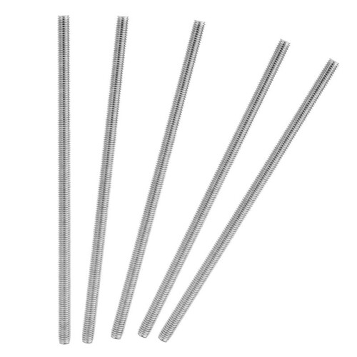 M6 X 150mm 304 Stainless Steel Fully Threaded Rod Bar Studs Hardware 30 Pcs 1