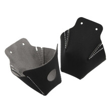 Leather Skates Toe Guards  2 Pcs, Replaceable Toe Covers For Roller Skates, Protective Caps, Black