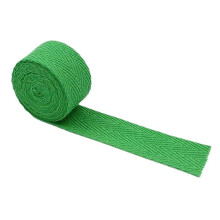 45m 20mm Dark Green Cotton Webbing Strap Easy Cut No Fray for Sewing Handbags DIY Projects