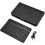 Bluetooth Mini Wireless Keyboard with PU Leather Case for Smartphone Tablet 4.56.8 Inch Rechargeable 2