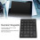 High-Precision 27 Key Bluetooth Keypad with Fast Data Transfer in Black 2
