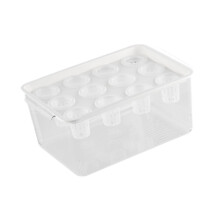 Hydroponic Grower Box 12Hole Easy to Use Indoor Vegetable Cultivation White 31x22x16 cm