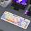 Wireless Bluetooth Mechanical Gaming Keyboard White RGB Backlight Dual Wireless Modes Ergonomic 2