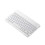 Wireless Bluetooth Keyboard Ergonomic Compact Design Rechargeable Long Battery Quiet Slim Keys White 1