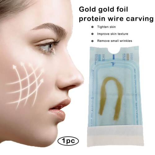 Skin Tightening Silk Threads with Collagen Moisturizing Lifting Thread 8cm 2