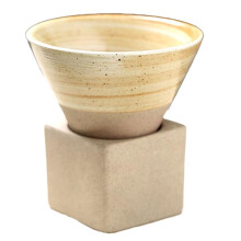 Tazza da Caffè In Ceramica Retrò Giapponese - Tazza da Tè In Ceramica Grezza, Tazza In Porcellana per Latte Art, Adatta per Casa e Ufficio A