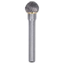 Ball Shape Double Cut Tungsten Carbide Burr Rotary File Long Life Multi Purpose Die Grinder Bit for Engraving Cylinder Head Porting and Sculpting