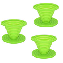 Filtro per Caffè Pieghevole Riutilizzabile Filtro per Caffè A Cono per Caffè Preparato A Mano Ideale per Escursioni Campeggio Casa Uffici B
