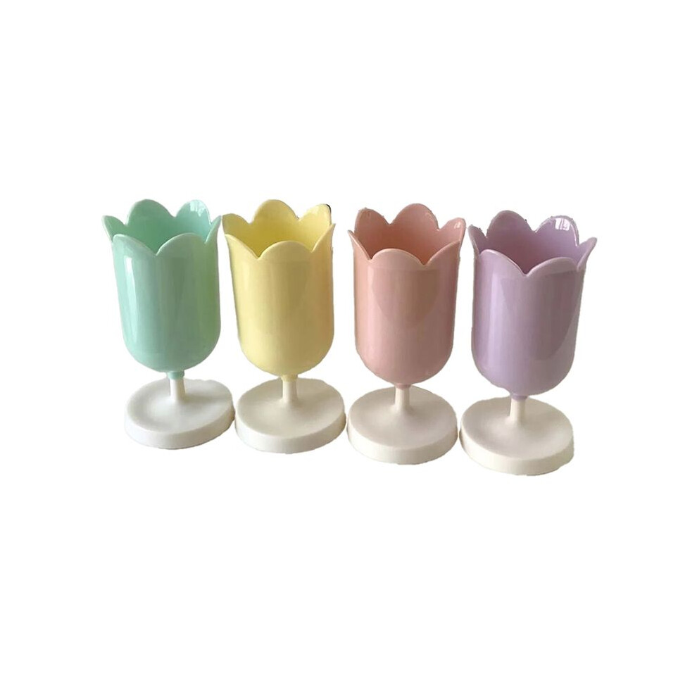 Flower Pen Holder Pen Storage Decorations, Makeup Brush Storage Bucket, 'S Day Tulip Pen Holder Gift