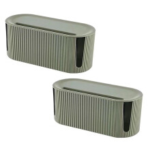 Draadloze WiFi-Routerarmband Desktopkabelstekkerhouder Nordic-Stekkerbord Opbergdoos Kabeldraadorganizer Case