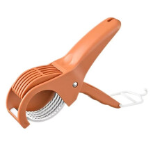 Cortador de Ensalada Portátil, Cortador Manual de Frutas y Verduras, Utensilio de Cocina para Picar Fácilmente, Herramienta Cortadora de Prensa B