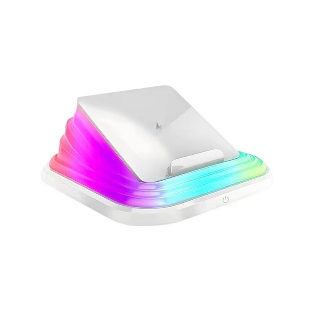 Foldable Wireless Charger With Colorful Touch Night - Multifunctional Desktop Mobile Phone Charging Station Light 6031269401158