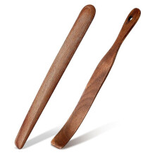 11 Inch Wooden Sourdough Bread Mixing Stir and 13 Inch Wooden Spatula Paddle Stirring Stick for Mixing Tool