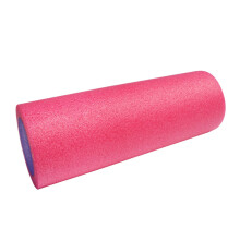 Solid Yoga Roller Pink Elastic Foam Roller For Muscle Relief Balance Training Pilates And Back Massage