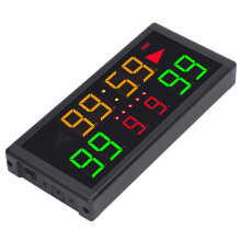 10-stelliger LED-Scoreboard mit Fernbedienung, 2000mAh Batterie