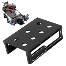 Aluminium RC Auto Werkständer 1/8 1/10 Maßstab Reparaturstation für RC-LKWs Schwarz