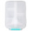 Weekly Medicine Organizer Waterproof Plastic Box 10 Compartments White 15