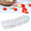 Weekly Medicine Organizer Waterproof Plastic Box 10 Compartments White 16