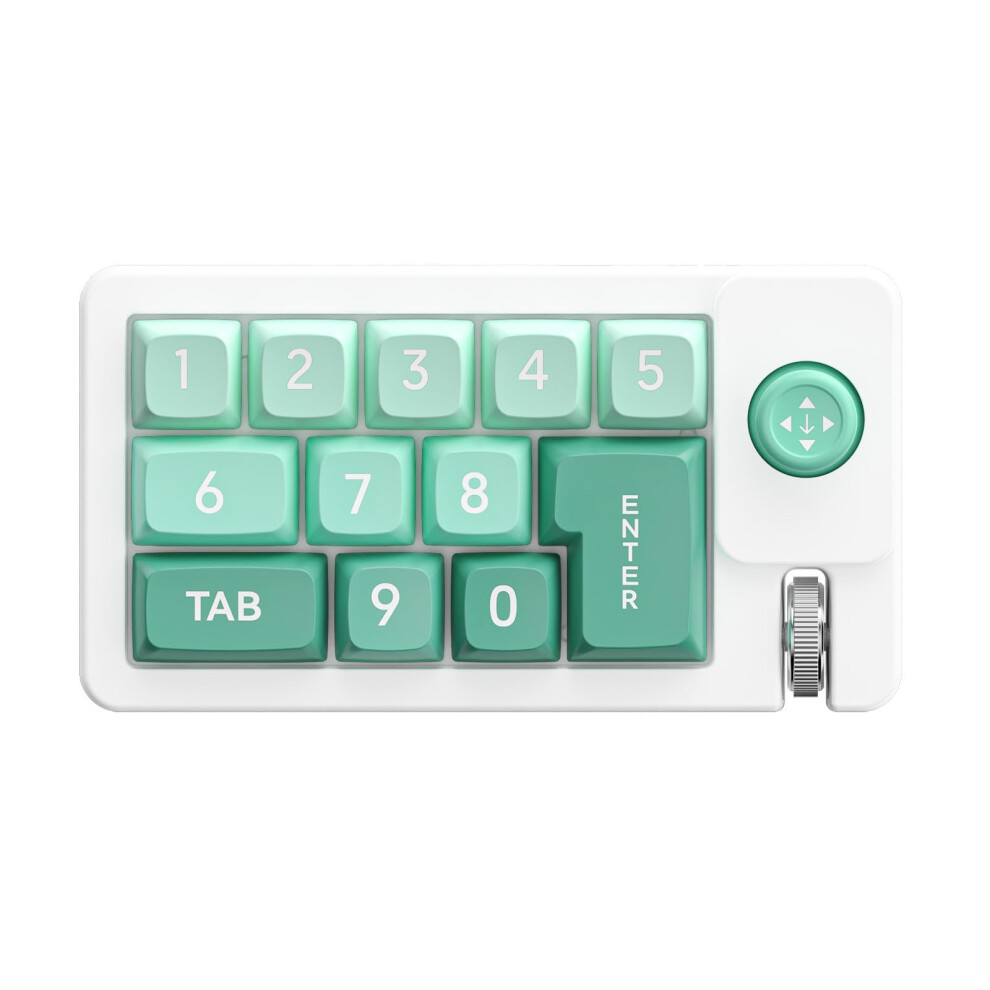 Keypad Mechanical Keyboard With Hot Swappable Keys Macros 12 Key Programmable Emerald 9199774002424