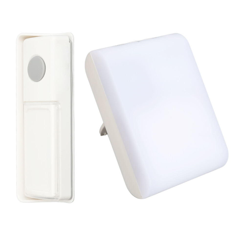 Wireless Doorbell With 7 Color Flashing Lights, Hd Sound, Abs Material 7631375213202