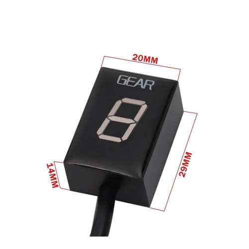 750 Gear Indicator 2011 NonABS Compatible 16 Level Speed Display Blue 2
