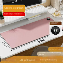 (Digitaal display [90*40cm]], Roze) Waterdichte Desktop Verwarmingspad
